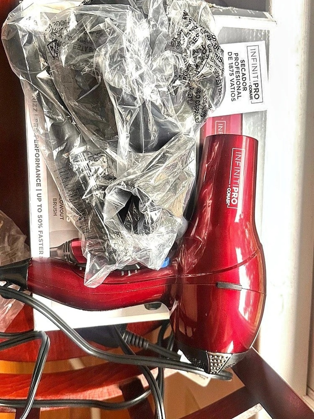 INFINITIPRO by Conair Salon Dryer Red